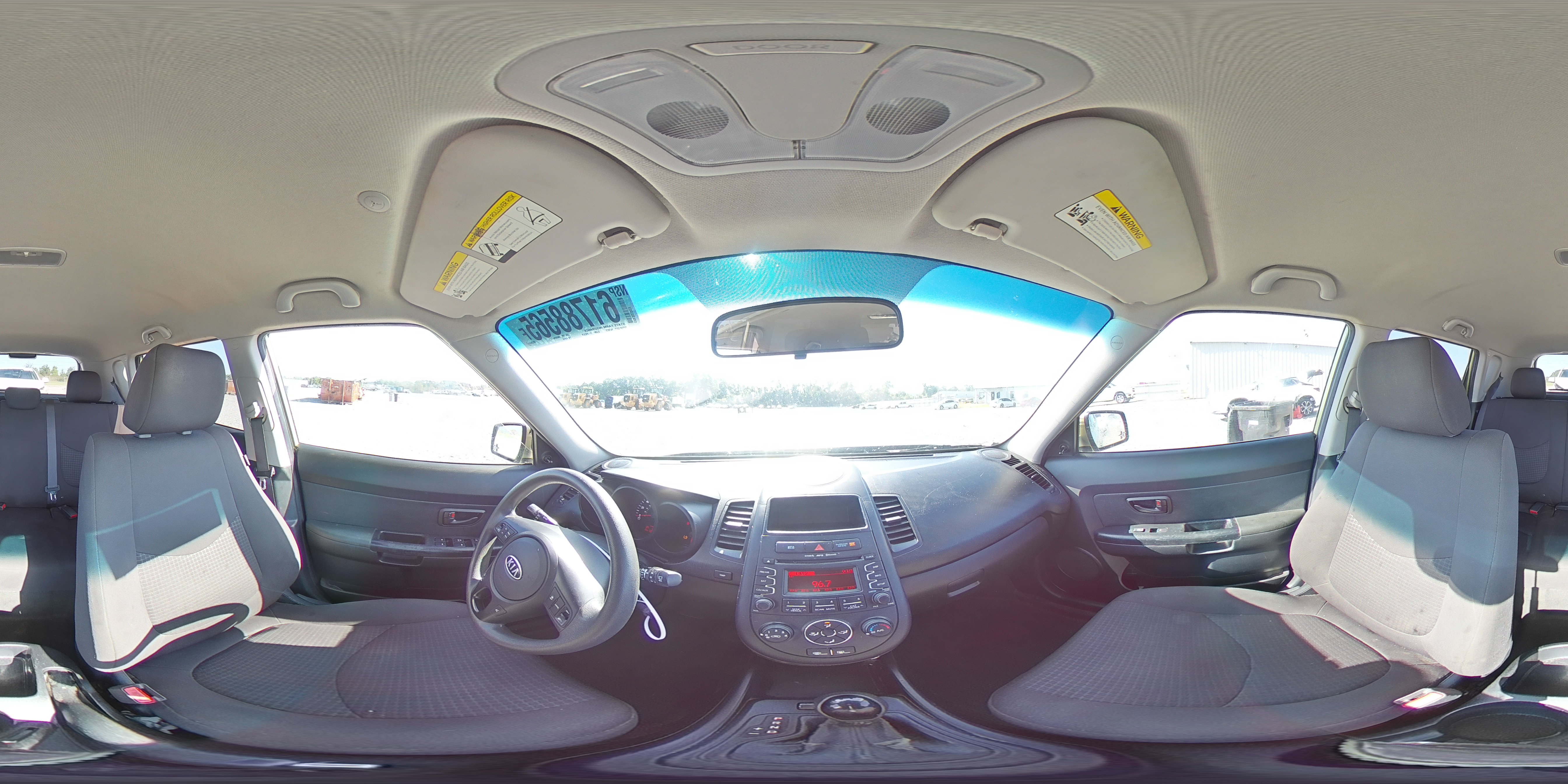 2012 Kia Soul VIN: KNDJT2A50C7419768 Lot: 61788565