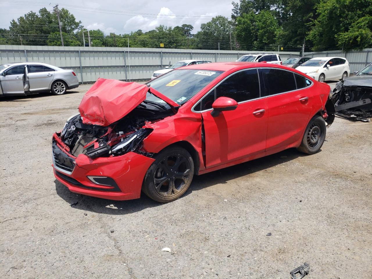 2018 Chevrolet Cruze Premier продається в Shreveport, LA - Front End