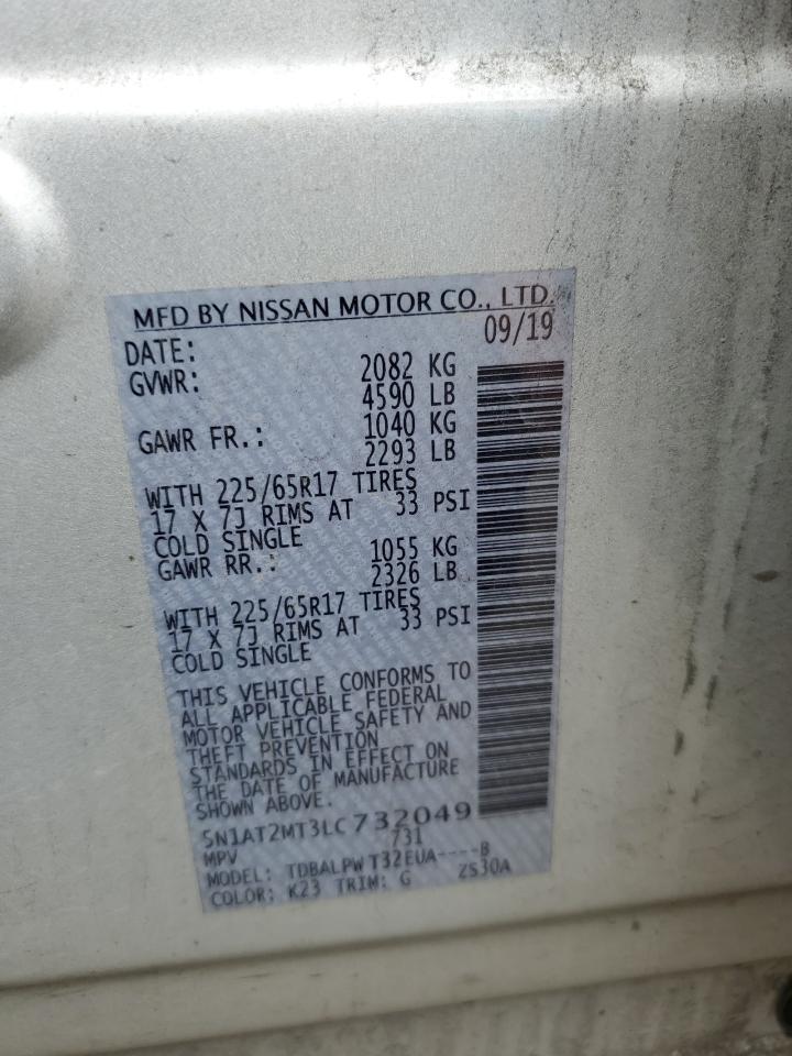 NISSAN ROGUE 2020 VIN 5N1AT2MT3LC732049 фото 14