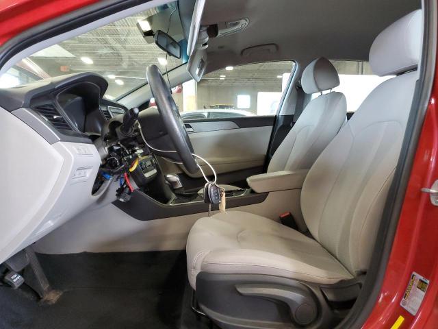  HYUNDAI SONATA 2018 Красный