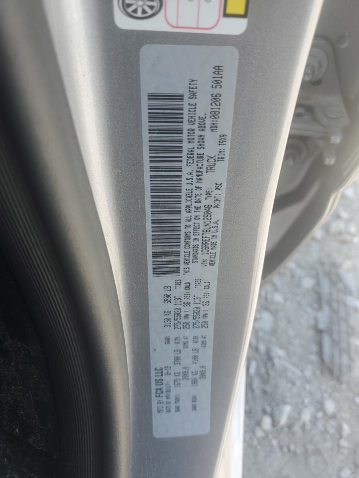 2020 Ram 1500 Big Horn/Lone Star VIN: 1C6RREFT6LN129046 Lot: 58957345