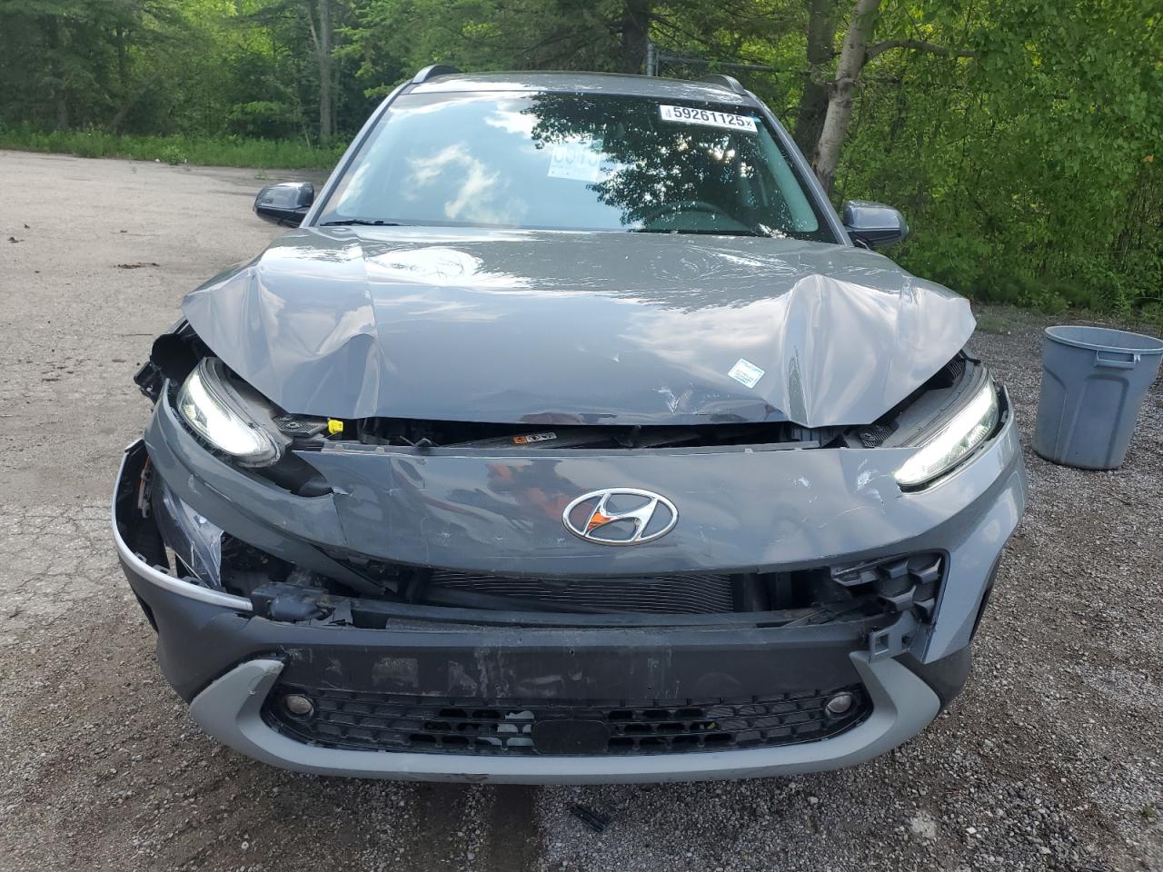 2022 Hyundai Kona Sel VIN: KM8K6CAB6NU909347 Lot: 59261125