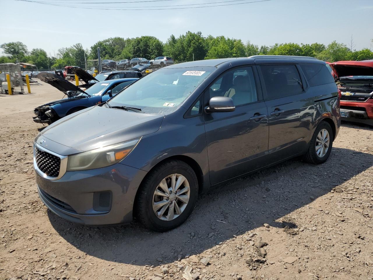 2016 Kia Sedona Lx en Venta en Chalfont, PA - Front End