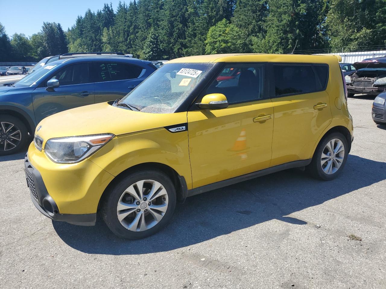 2014 Kia Soul + VIN: KNDJP3A5XE7066209 Lot: 63124725