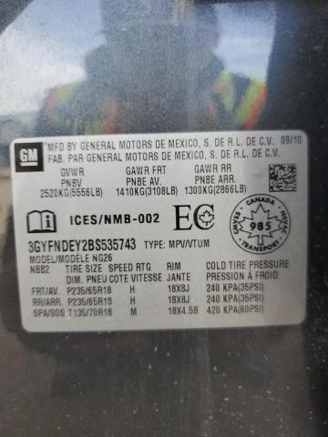 2011 CADILLAC SRX LUXURY COLLECTION