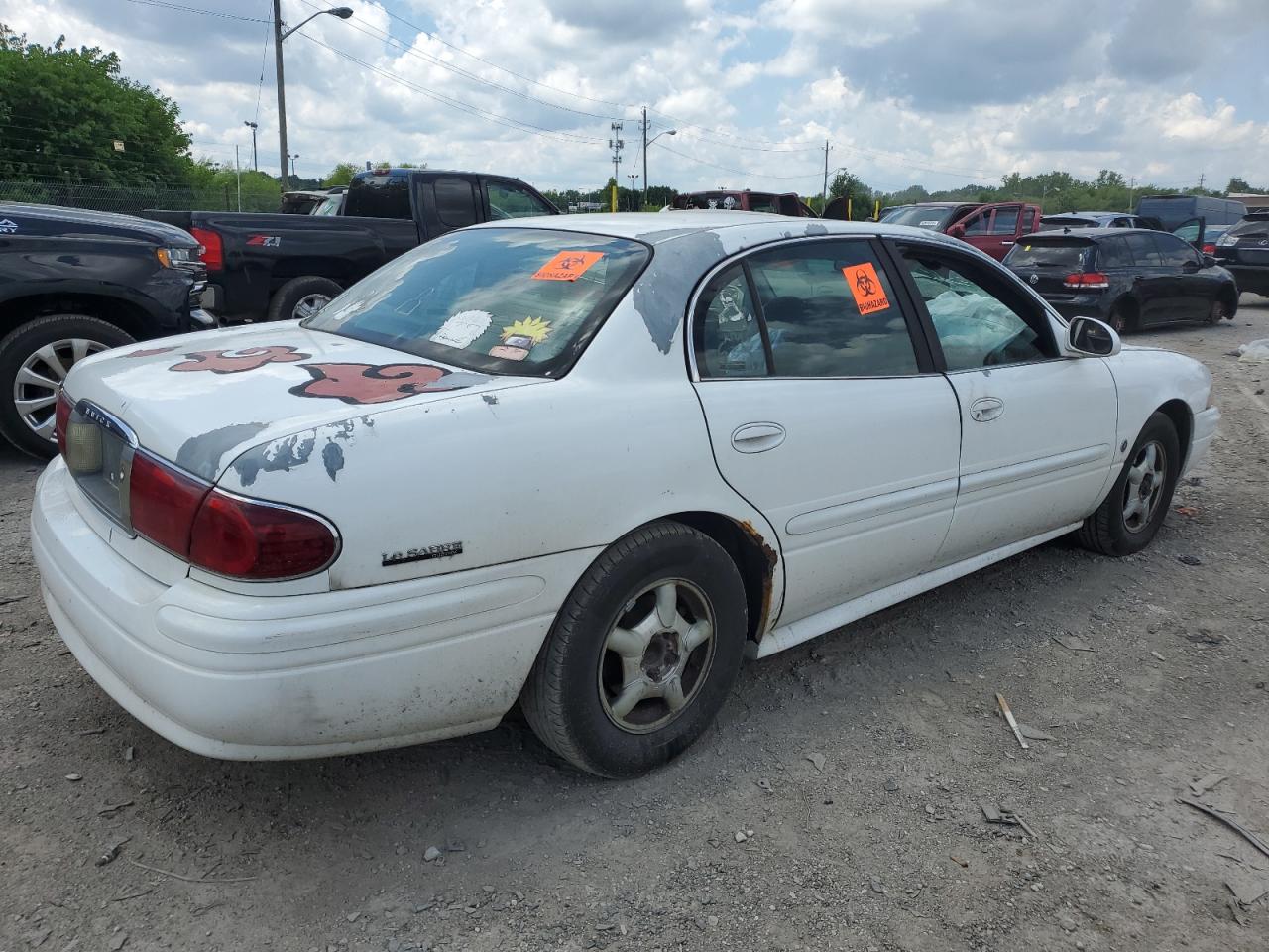 2000 Buick Lesabre Custom white sedan gas 1G4HP54K2Y4246166 photo #4
