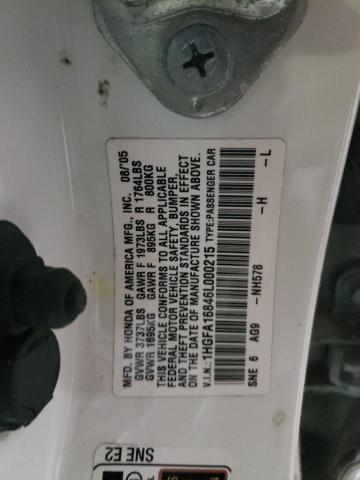 2006 HONDA CIVIC EX  