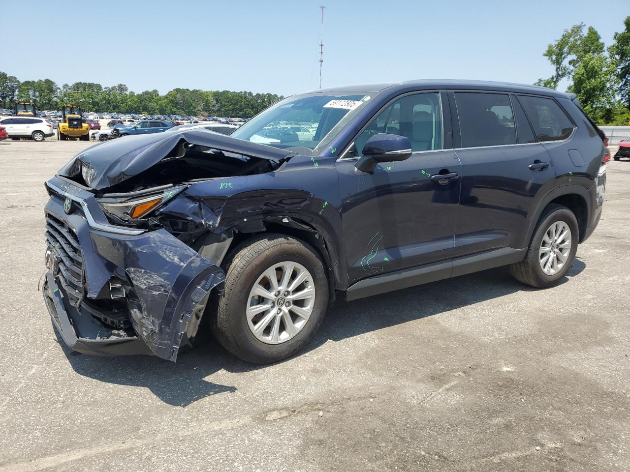 2024 Toyota Grand Highlander Xle იყიდება Dunn-ში, NC - Rear End