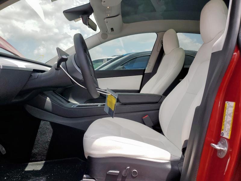  TESLA MODEL Y 2021 Czerwony