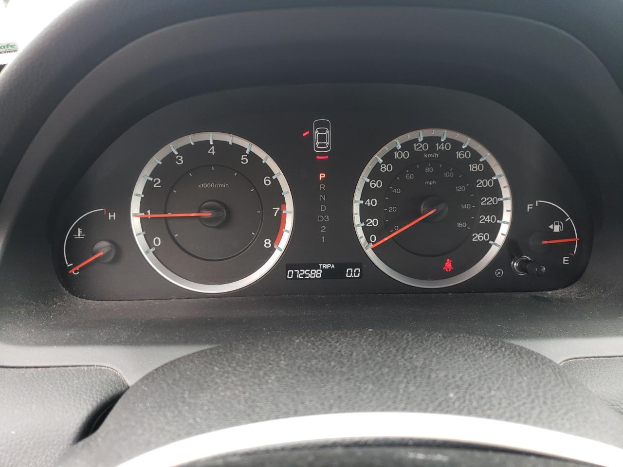 HONDA ACCORD 2009 VIN 1HGCP36889A801324 фото 9