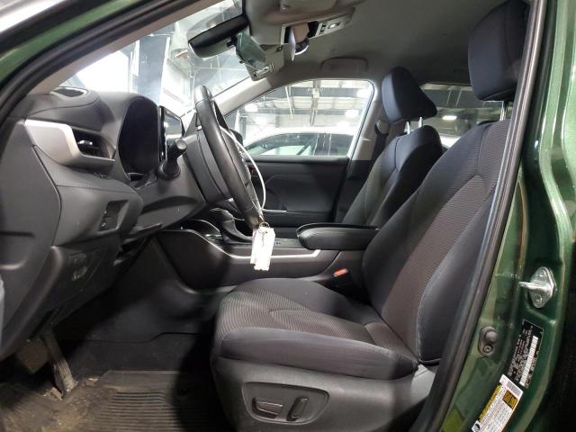  TOYOTA HIGHLANDER 2023 Зеленый