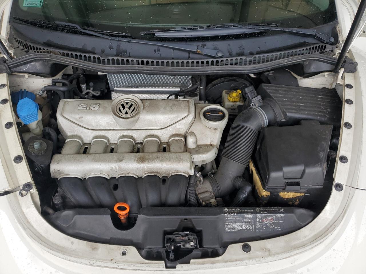2007 Volkswagen New Beetle Triple White VIN: 3VWFF31Y47M417334 Lot: 61619265