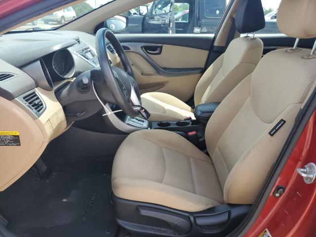  HYUNDAI ELANTRA 2012 Red
