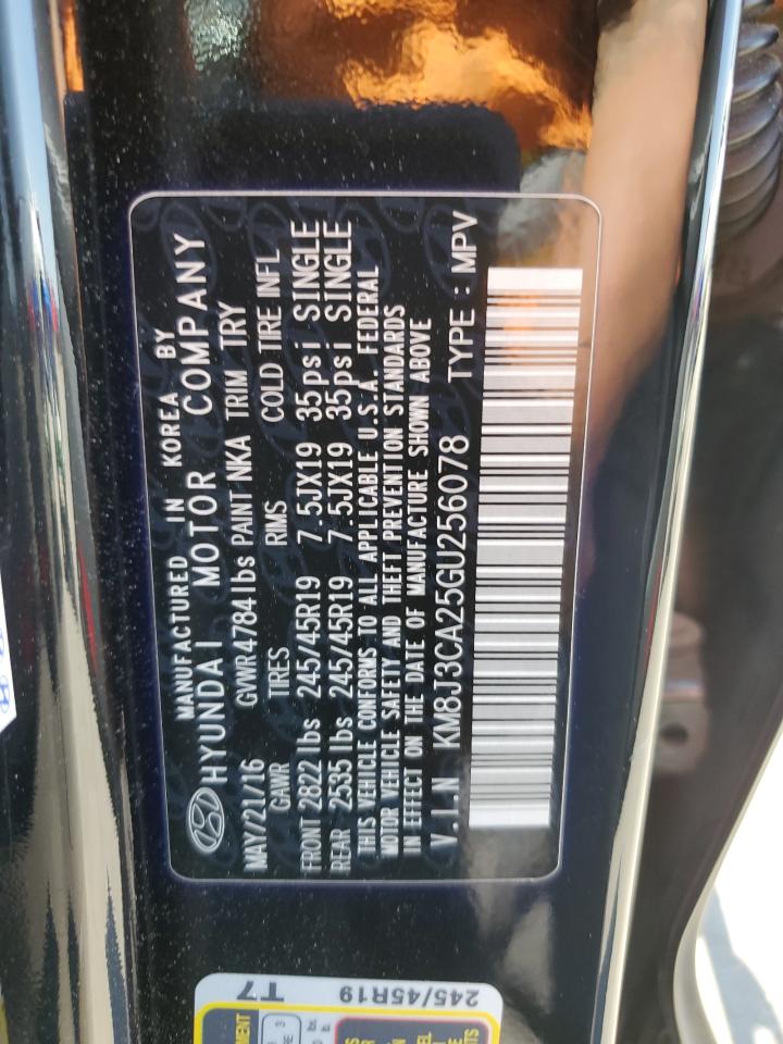 HYUNDAI TUCSON 2016 VIN KM8J3CA25GU256078 фото 13