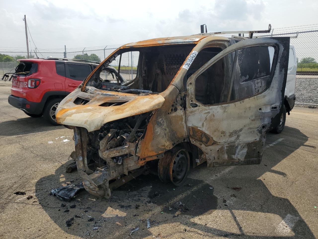 2019 Ford Transit T-150 იყიდება Moraine-ში, OH - Burn