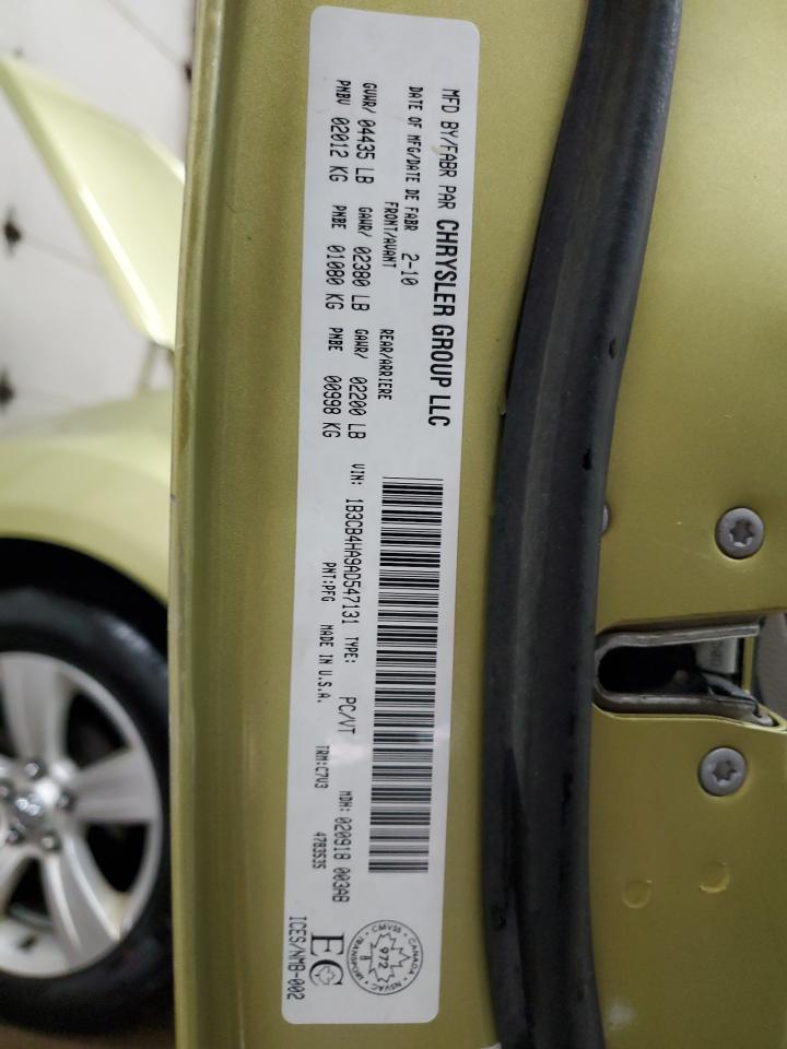 2010 Dodge Caliber Sxt VIN: 1B3CB4HA9AD547131 Lot: 59472905