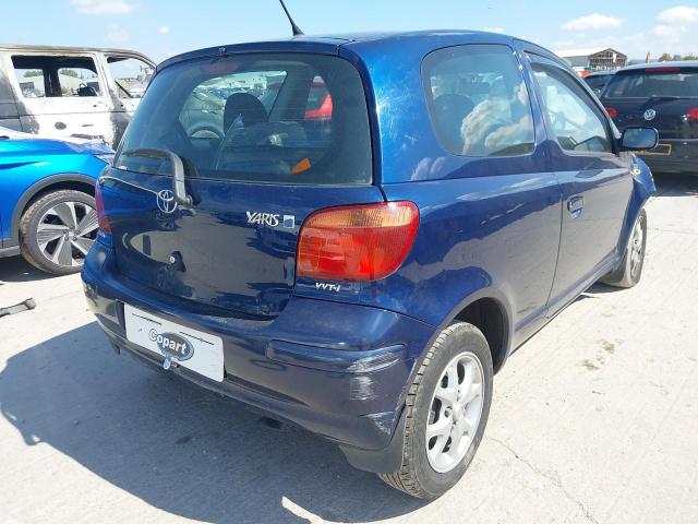 2005 TOYOTA YARIS BLUE
