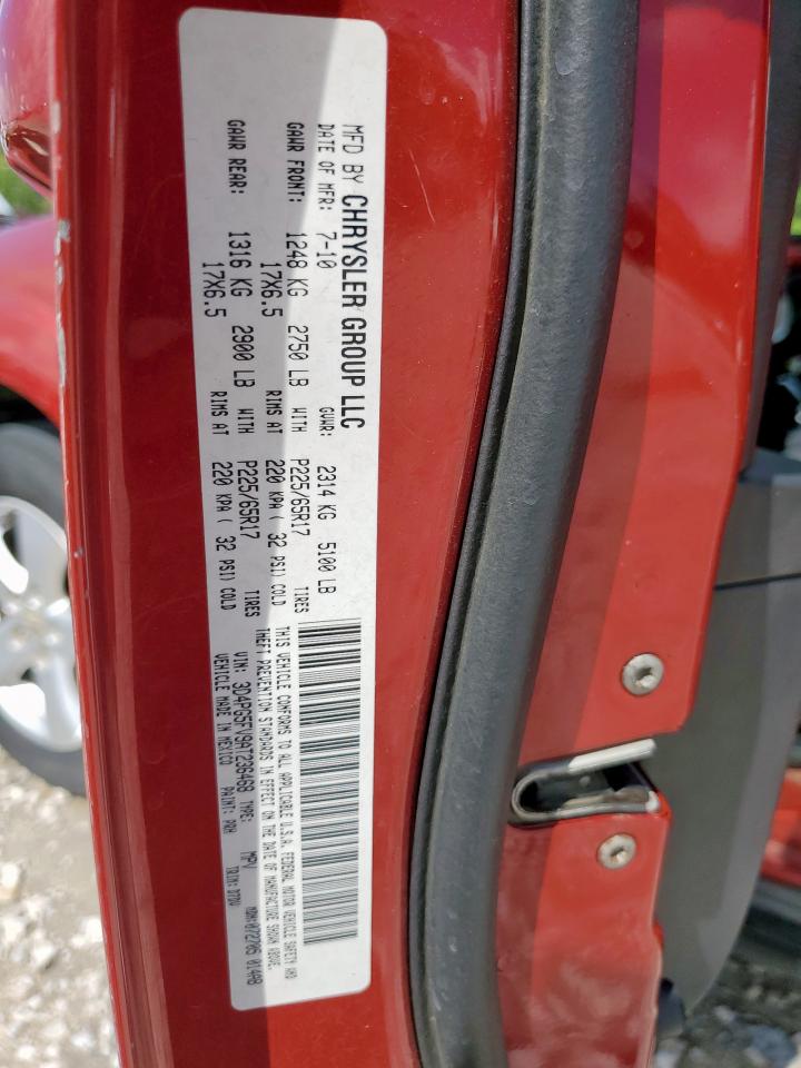 2010 Dodge Journey Sxt VIN: 3D4PG5FV9AT236468 Lot: 62823095