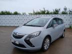 2013 VAUXHALL ZAFIRA TOU for sale at Copart CHESTER