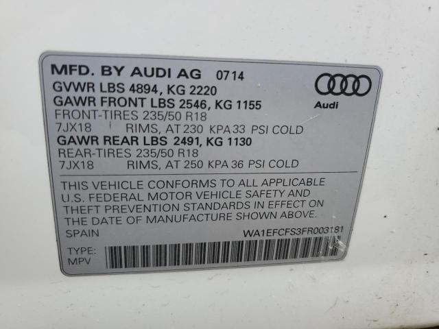 2015 AUDI Q3 PREMIUM PLUS  
