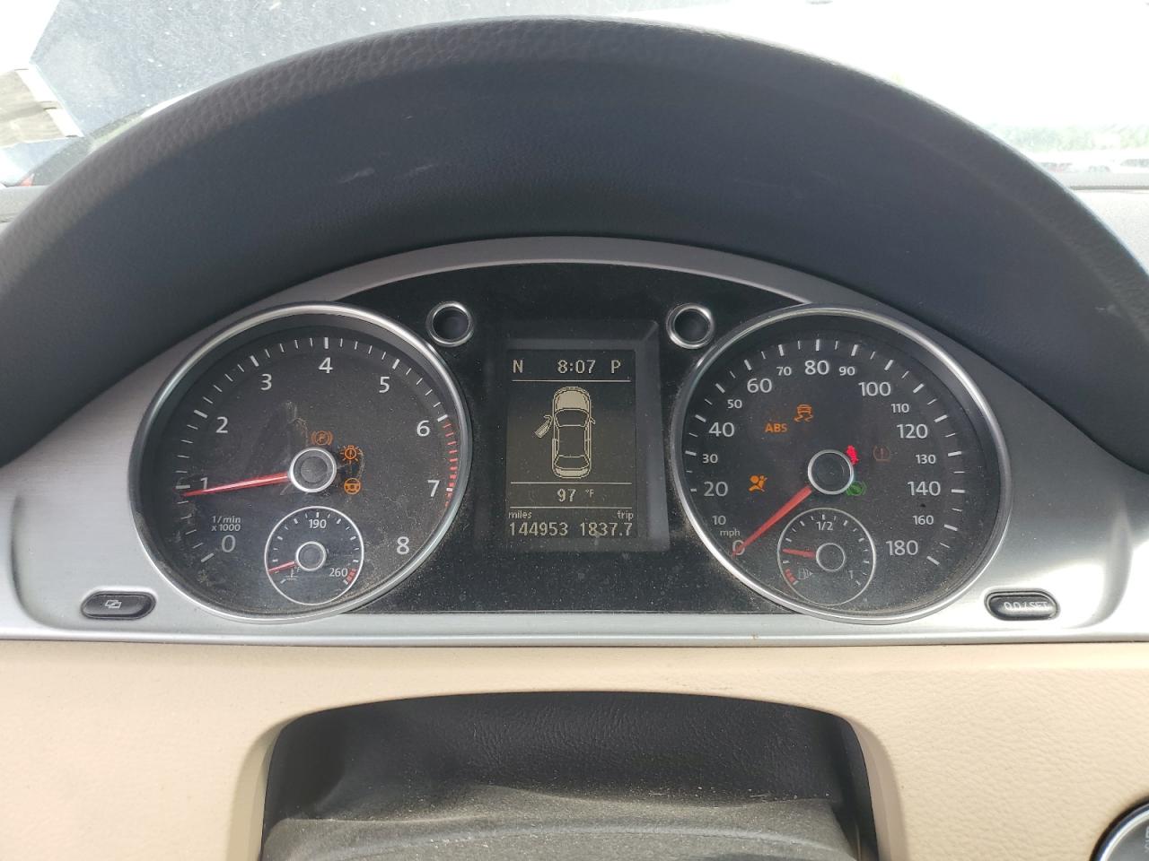 2013 Volkswagen Cc Luxury VIN: WVWRN7AN0DE507856 Lot: 60187045