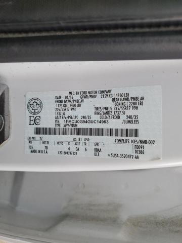 2016 FORD ESCAPE SE  