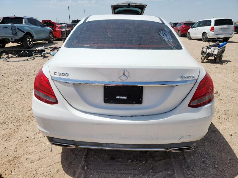 Sedans MERCEDES-BENZ C-CLASS 2015 Biały