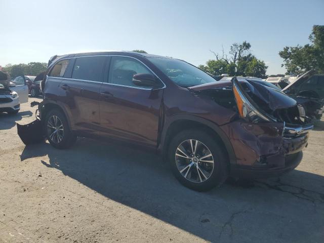  TOYOTA HIGHLANDER 2016 Красный