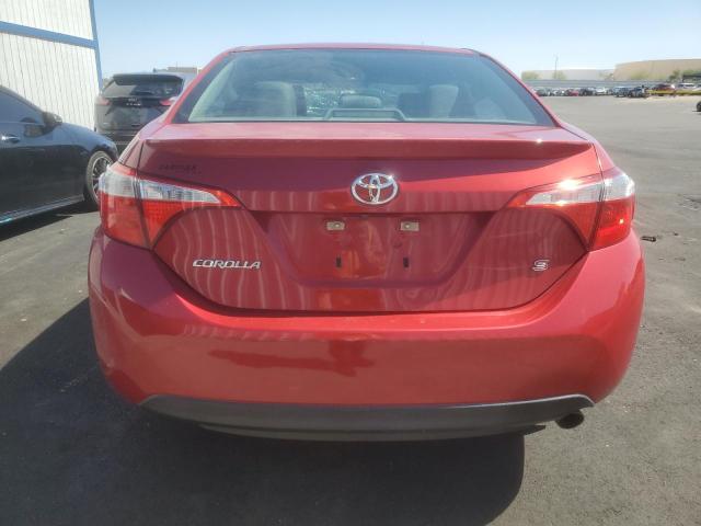  TOYOTA COROLLA 2016 Красный