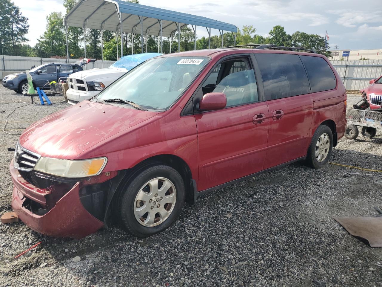 2002 Honda Odyssey Exl na sprzedaż w Spartanburg, SC - Front End