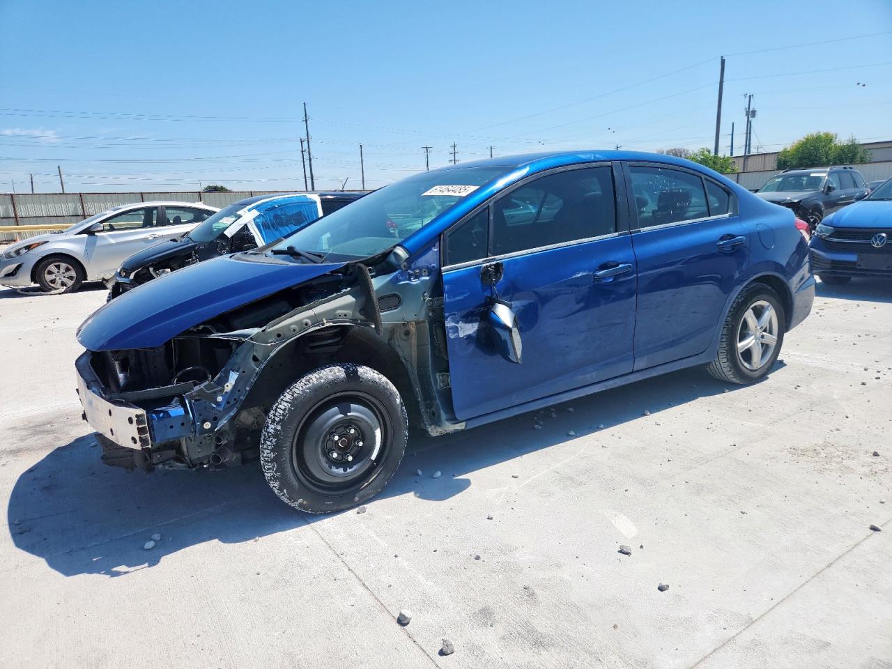 2014 Honda Civic Lx zu verkaufen in Haslet, TX - Front End