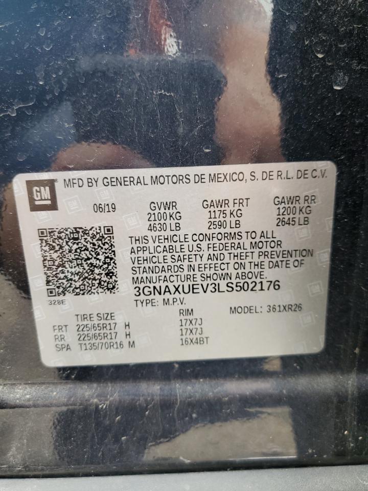 3GNAXUEV3LS502176 CHEVROLET EQUINOX 2020