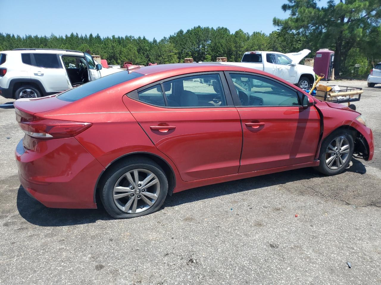 HYUNDAI ELANTRA 2017 VIN KMHD84LFXHU207819 фото 3