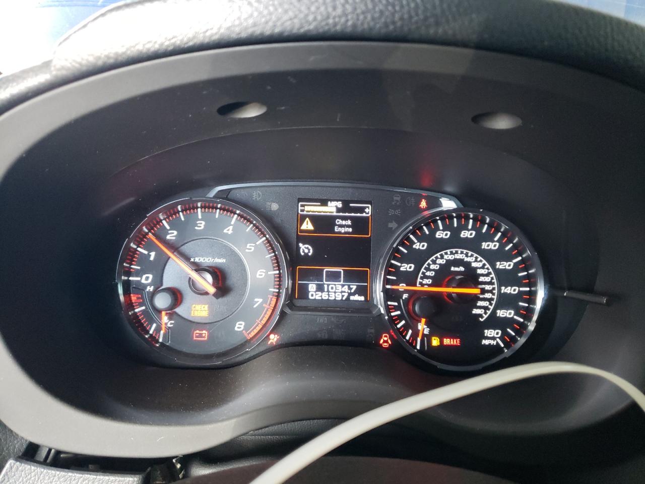 2019 Subaru Wrx VIN: JF1VA1A64K9826236 Lot: 61104575