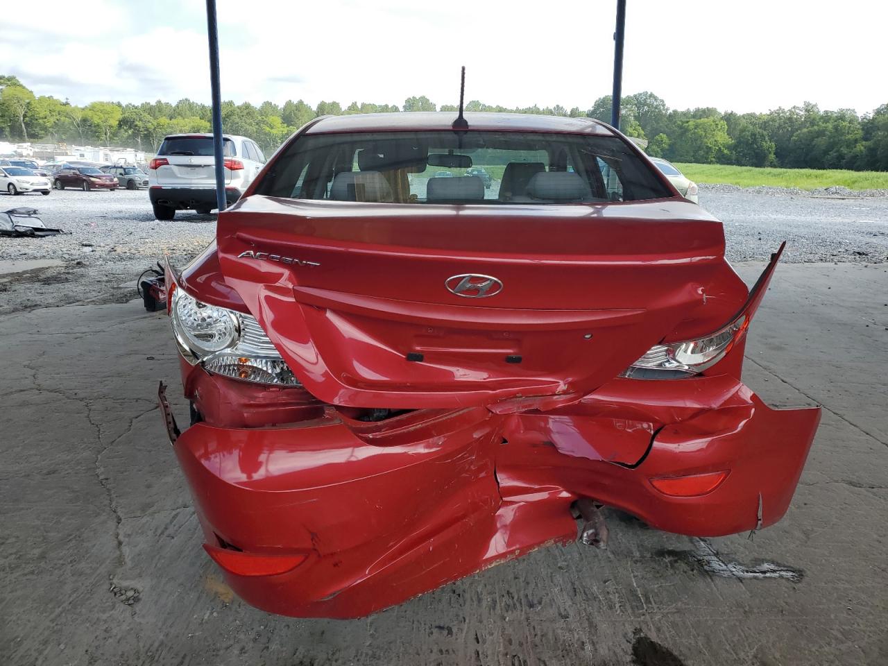 2013 Hyundai Accent Gls VIN: KMHCT4AEXDU471282 Lot: 62487035