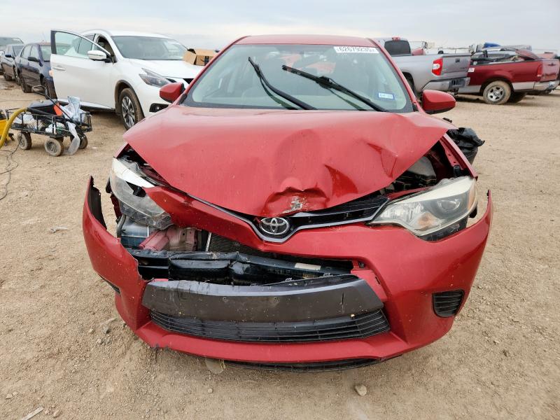  TOYOTA COROLLA 2015 Red