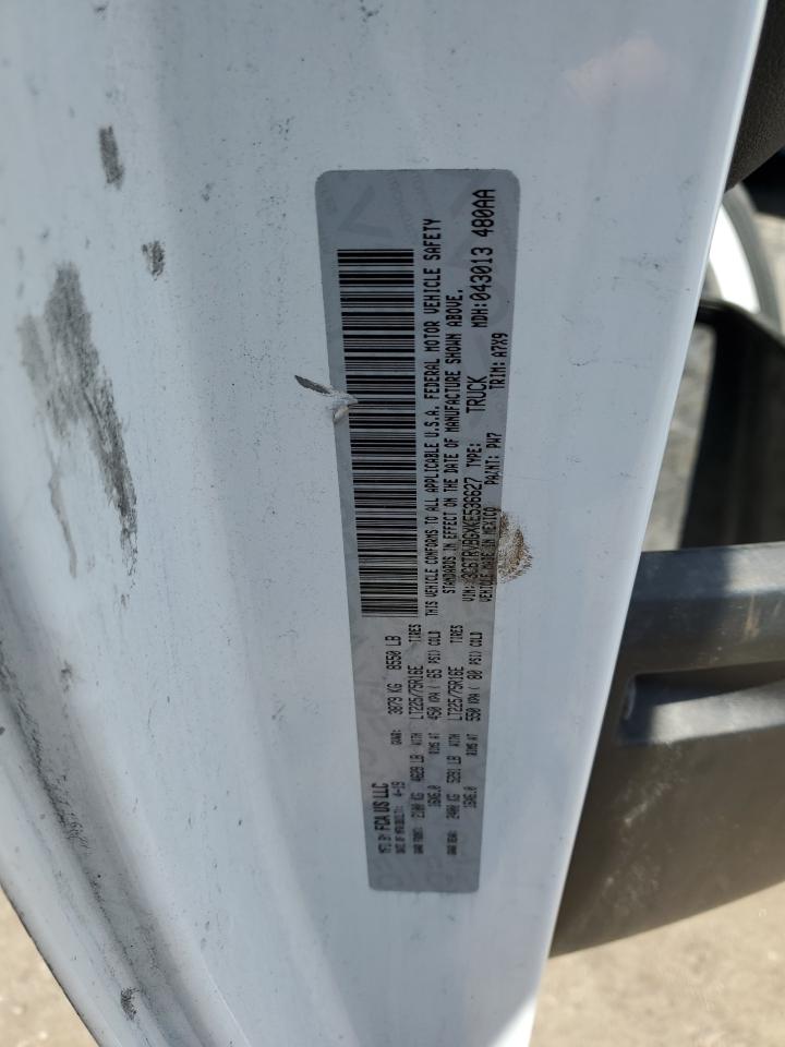2019 Ram Promaster 1500 1500 High VIN: 3C6TRVBGXKE536627 Lot: 61537145