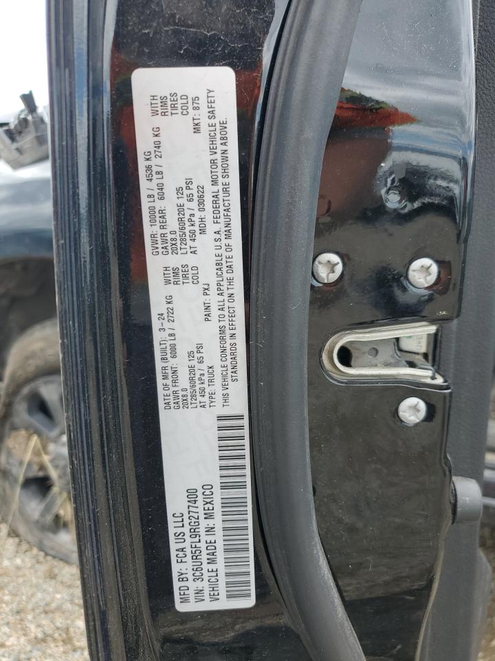 2024 Ram 2500 Laramie VIN: 3C6UR5FL9RG277400 Lot: 61495445