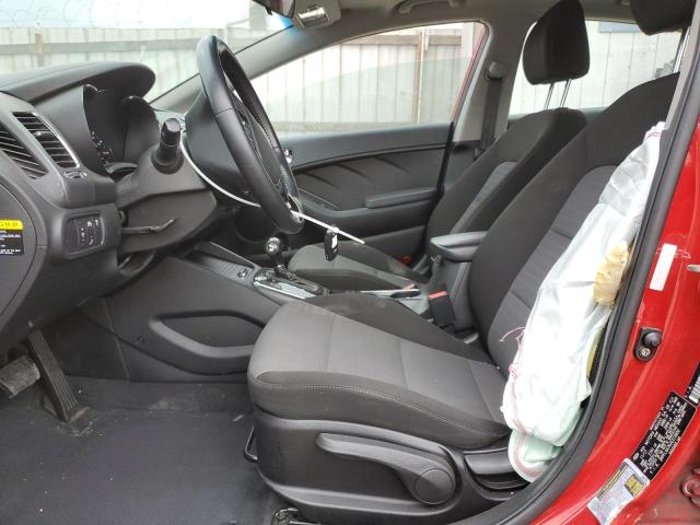  KIA FORTE 2018 Красный
