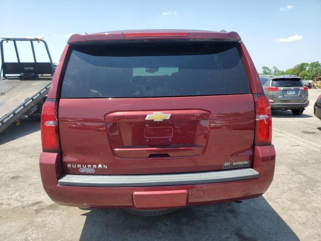  CHEVROLET SUBURBAN 2018 Czerwony