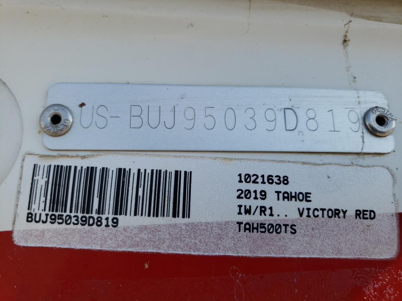 TRACKER BOAT 2019 VIN BUJ95039D819 zdjęcie 10