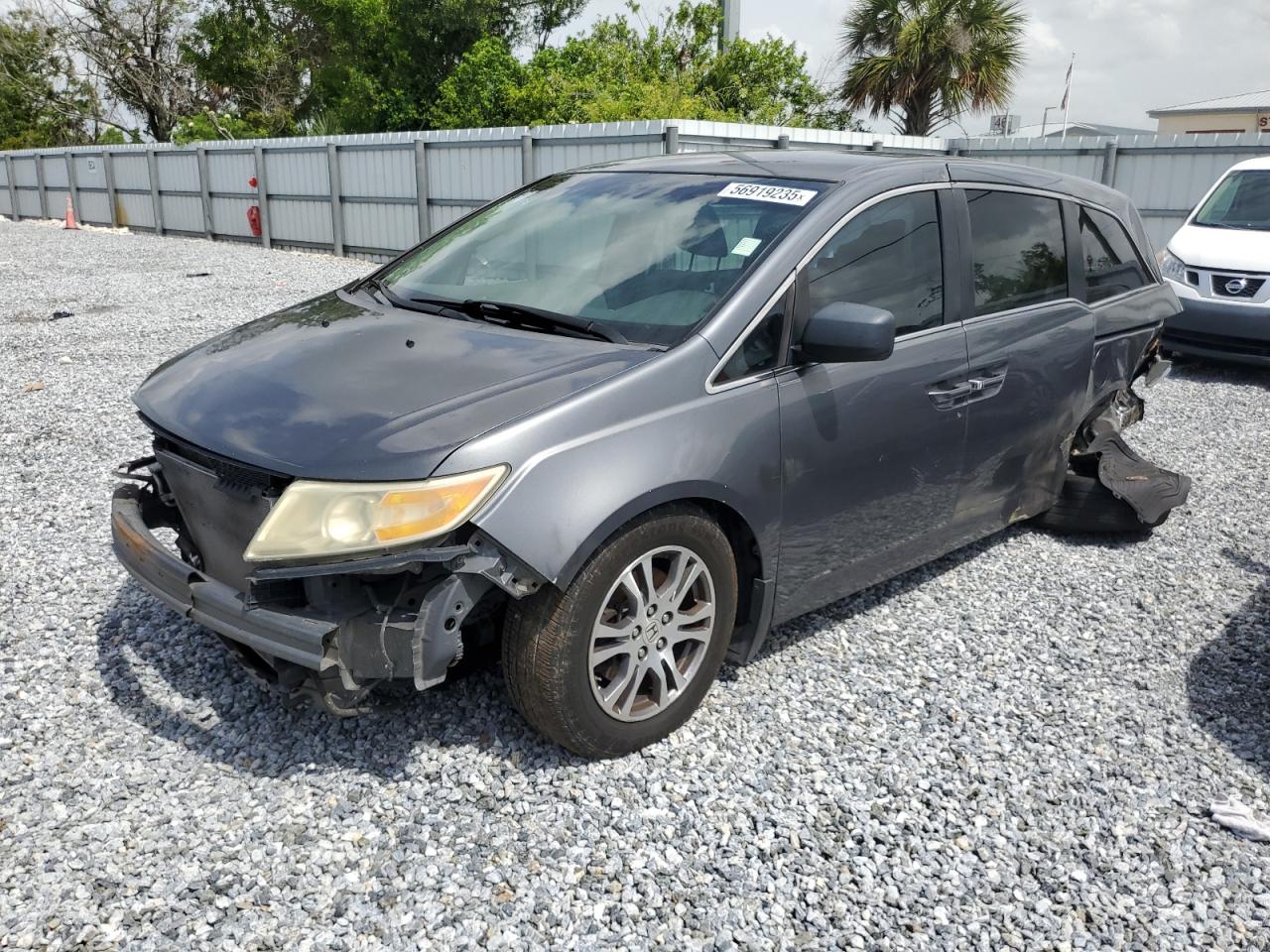 2011 Honda Odyssey Ex за продажба в Riverview, FL - Front End