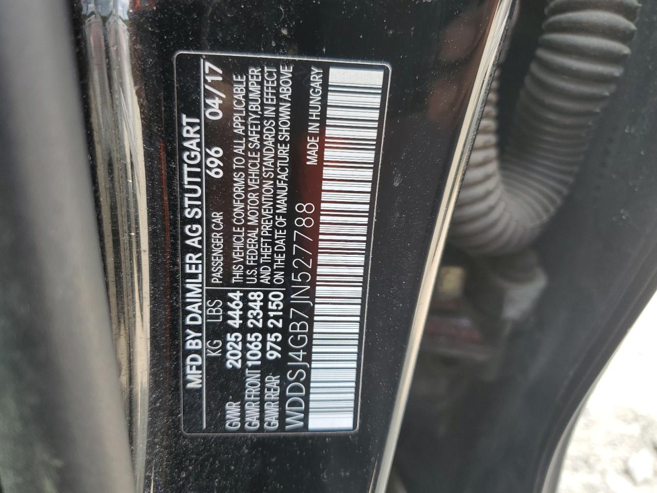 2018 Mercedes-Benz Cla 250 4Matic VIN: WDDSJ4GB7JN527788 Lot: 59749475