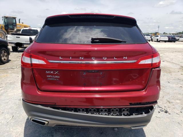  LINCOLN MKX 2018 Red
