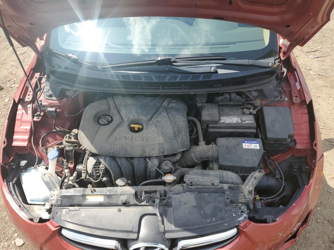 HYUNDAI ELANTRA 2011 VIN KMHDH4AE7BU149590 zdjęcie 11