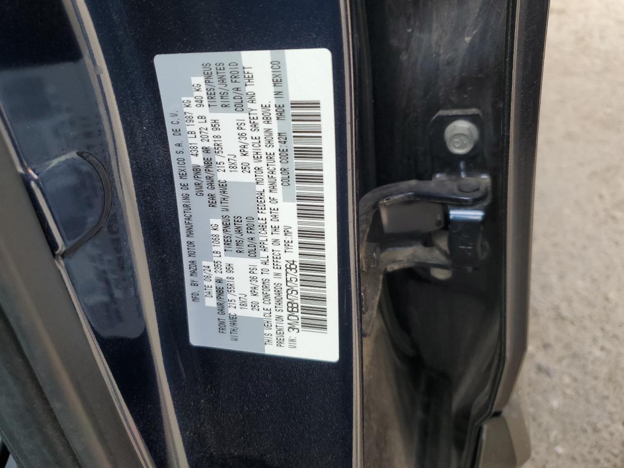 2025 Mazda Cx-30 Select VIN: 3MVDMBBM7SM757364 Lot: 61569415