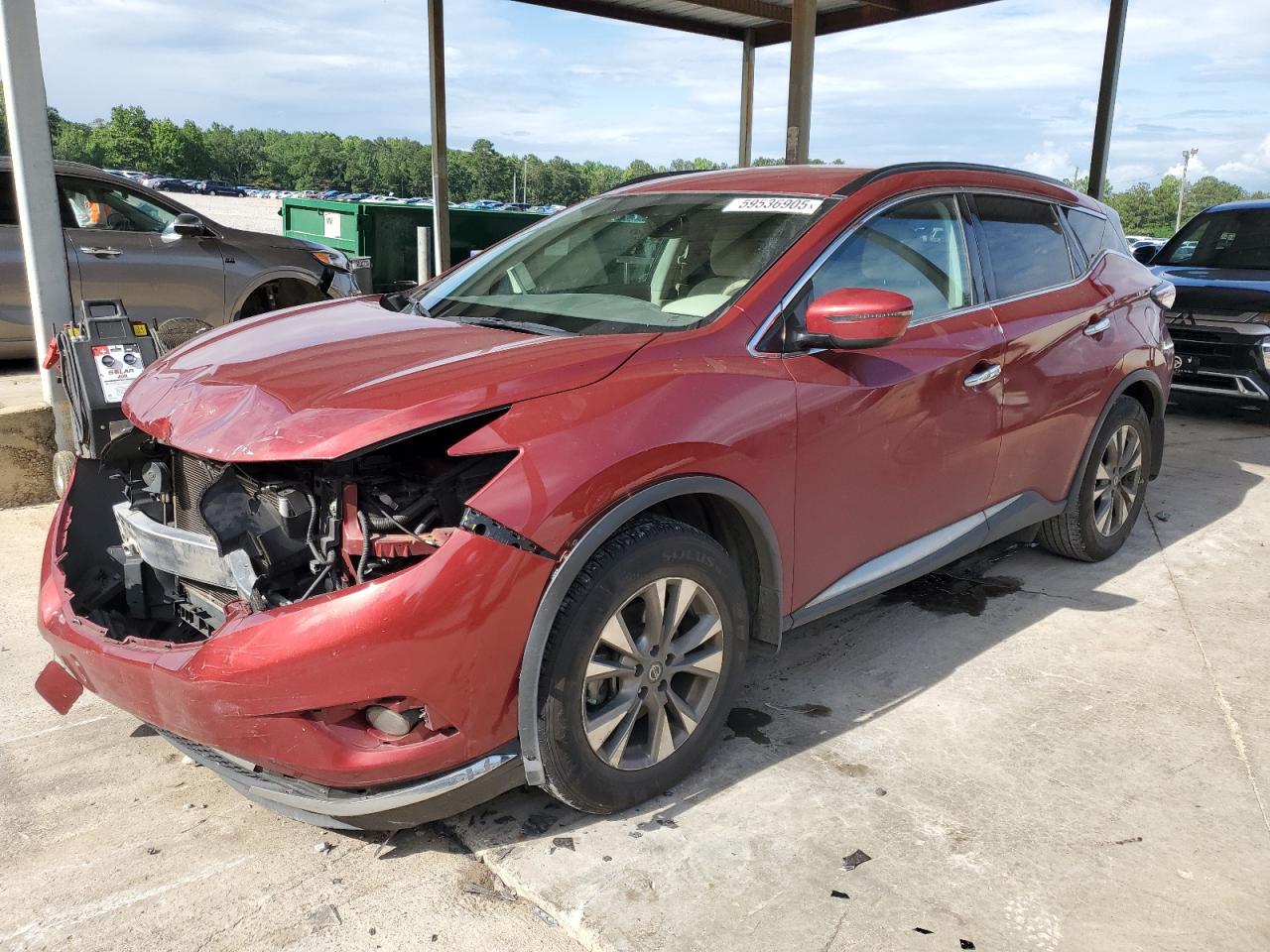 2016 Nissan Murano S იყიდება Hueytown-ში, AL - Front End