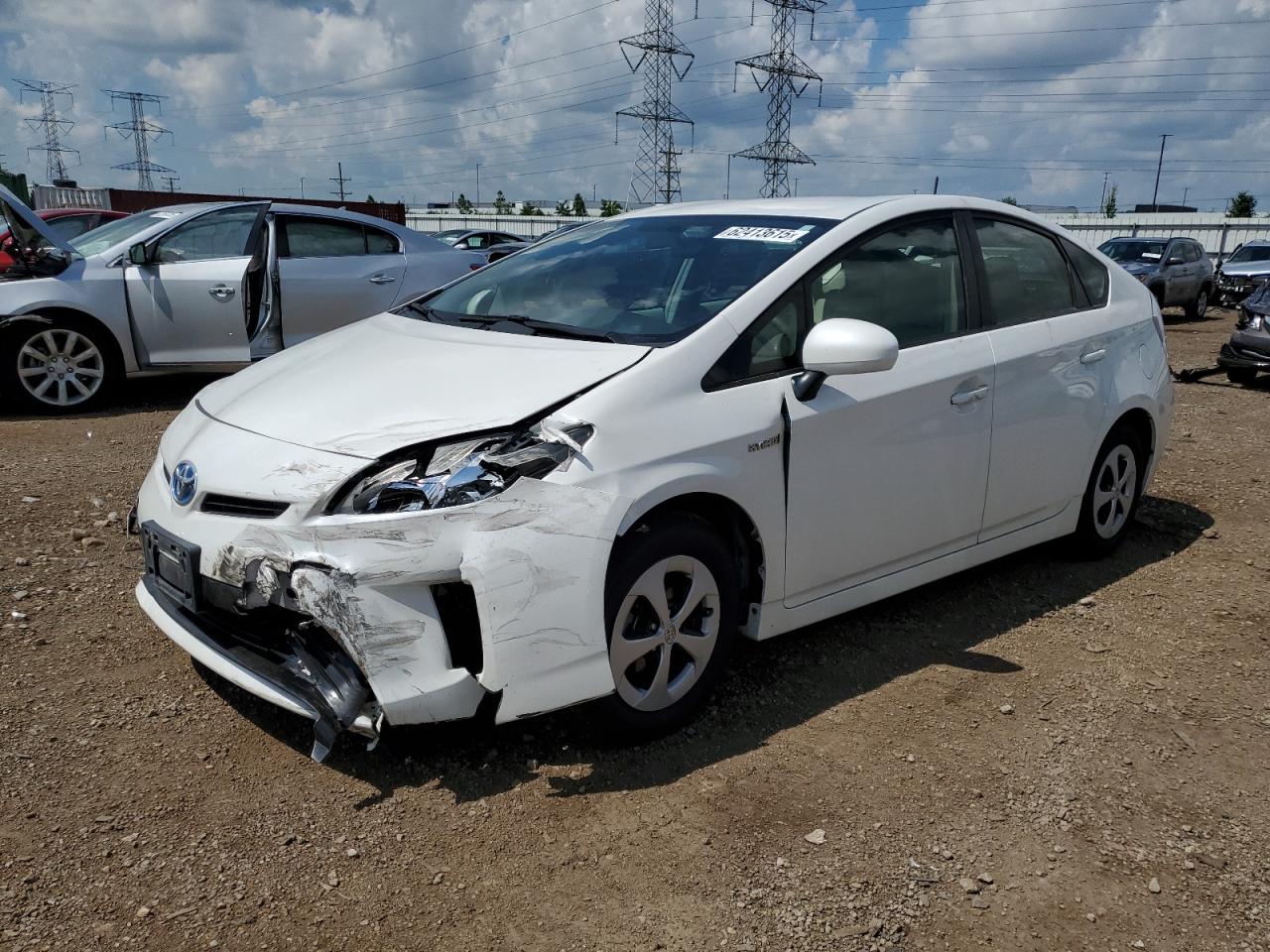 TOYOTA PRIUS 2013 VIN JTDKN3DU1D5566685