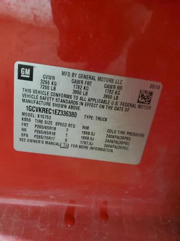2014 CHEVROLET SILVERADO K1500 LT