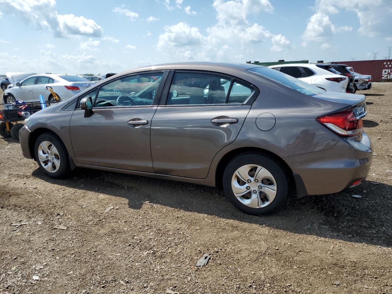HONDA CIVIC 2014 VIN 2HGFB2F54EH539390 фото 2